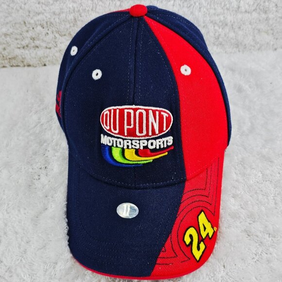 Jeff Gordon 24 Dupont Motorsports Hendrick Motorsports Team NASCAR Fitted Cap - Picture 1 of 13